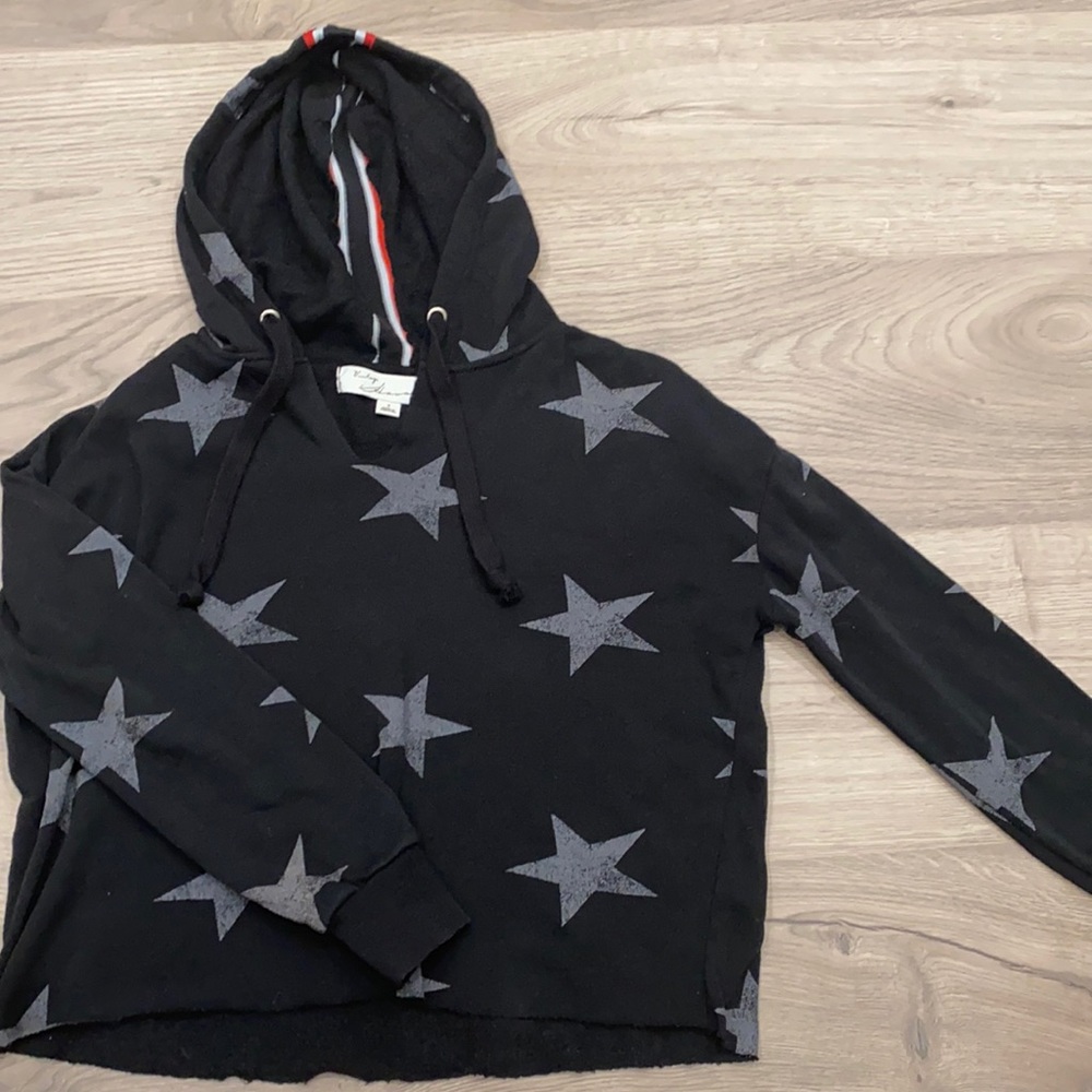 Vintage Havana cropped hoodie (with stars)